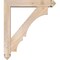 Ekena Millwork Balboa Arts and Crafts Smooth Bracket w/ Offset Brace, Douglas Fir, 5 1/2"W x 28"D x 32"H BKT0604X28X32BOA03SDF - alternate 4